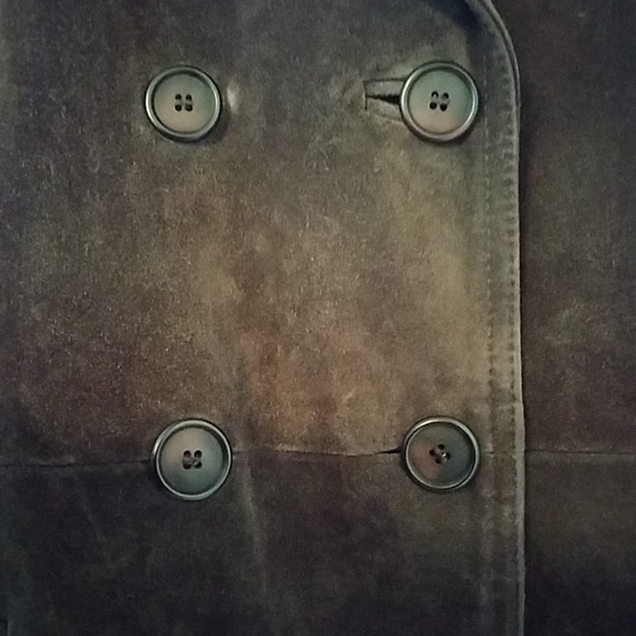 Danier chocolate suede jacket - Picture 4 of 7